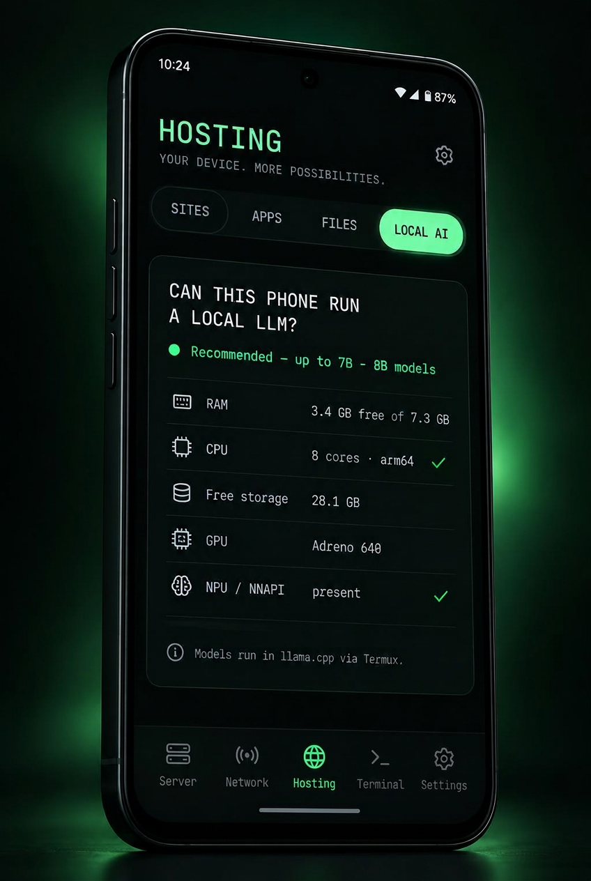 Kyanja app — Local AI